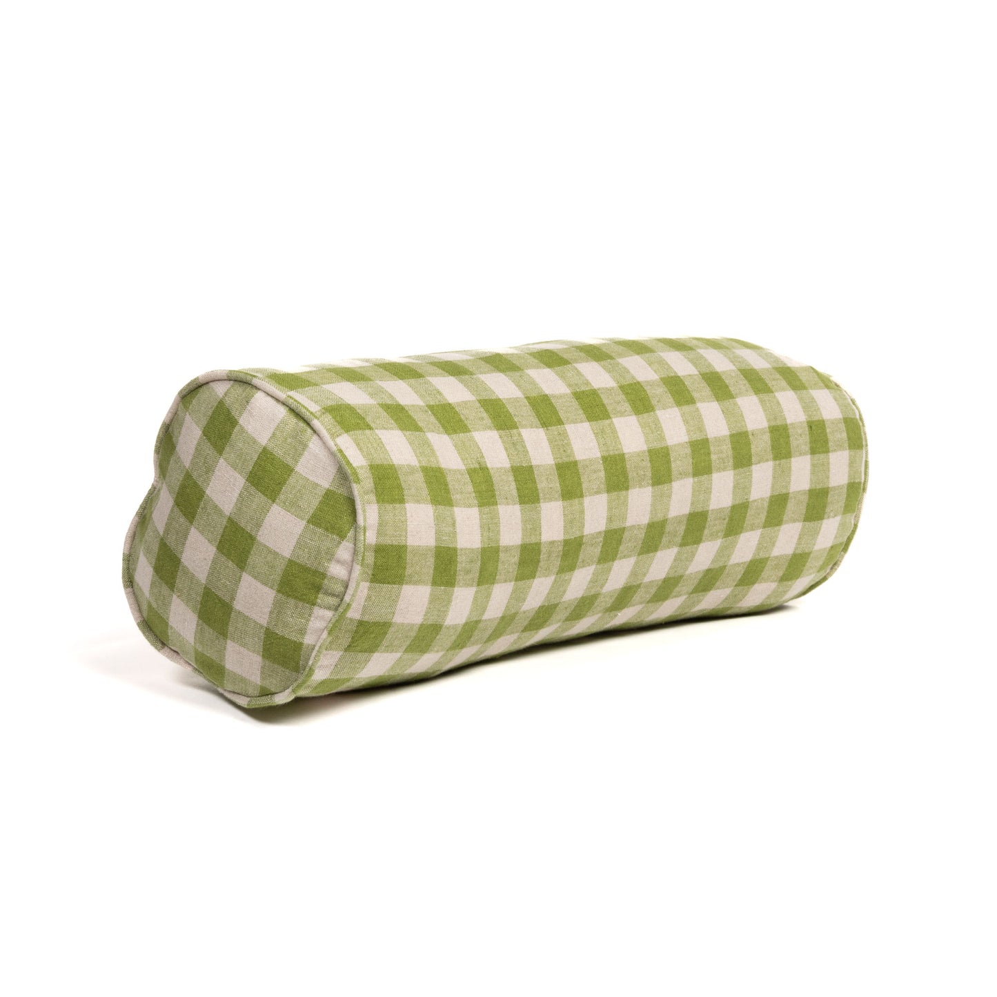 Linen Bolster in Granny Smith