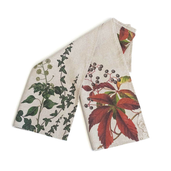 Linen Kitchen Towels IVY & CREEPER Set of 2