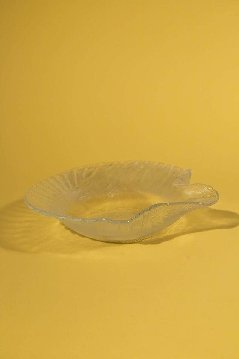 Vintage Shell Glass Bowl by IVV Italy