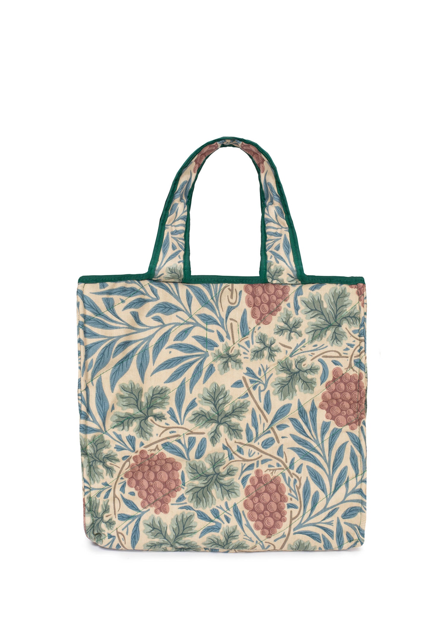 Cubed Everything Bag in Remnant William Morris Fabric