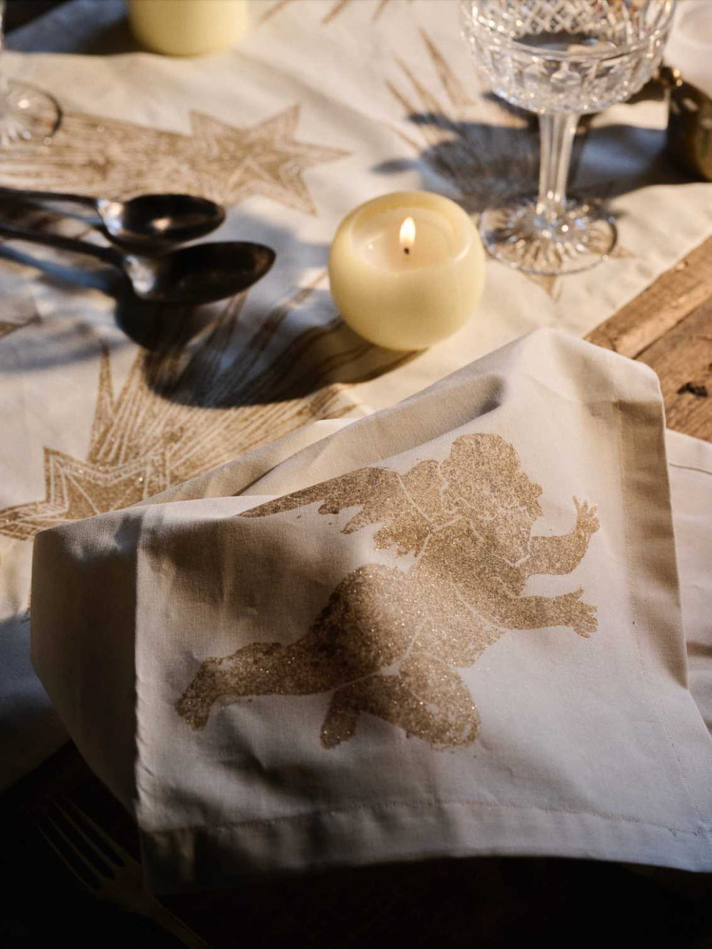 Christmas Cherub Napkins