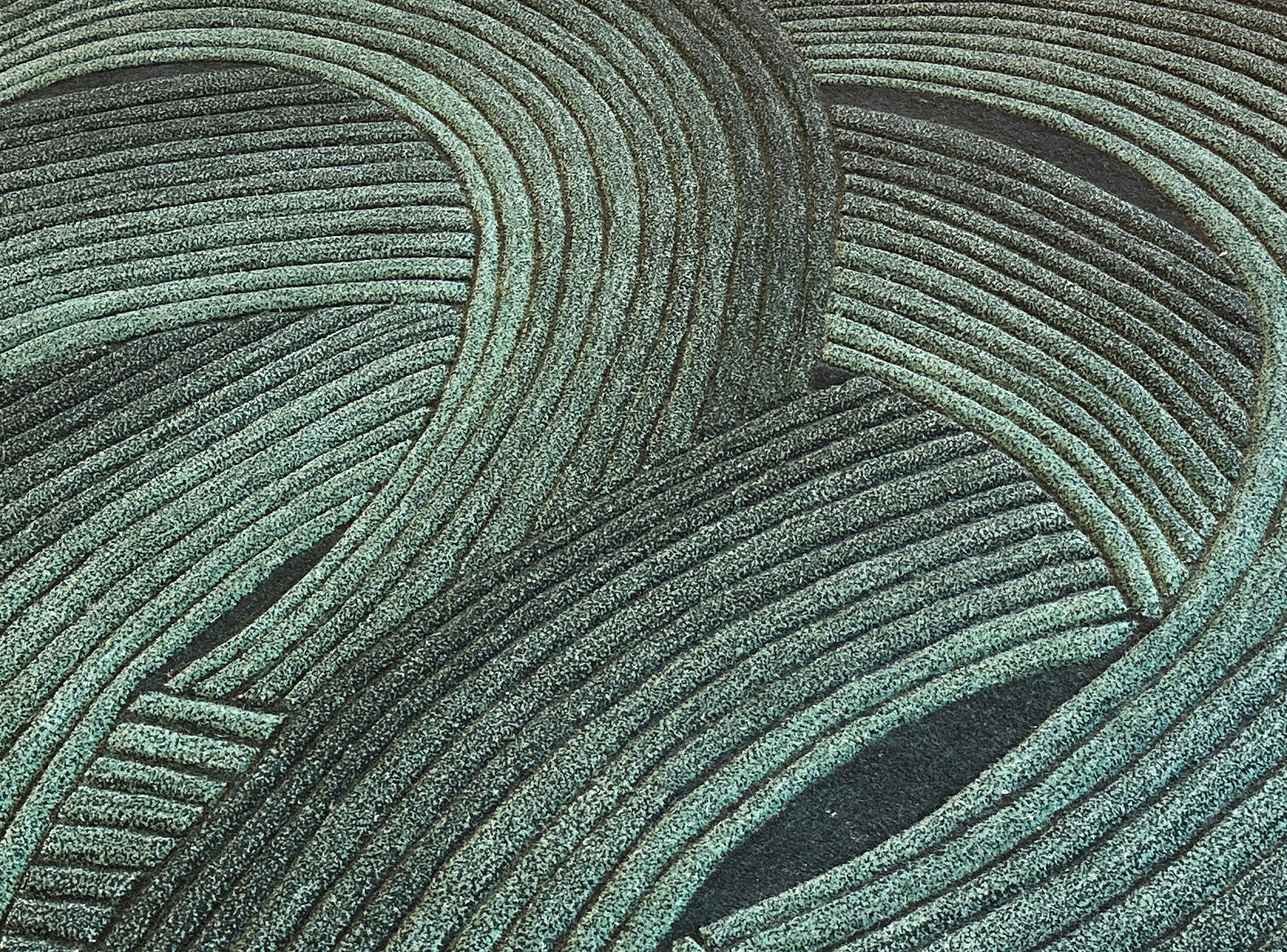 Green Knot Rug