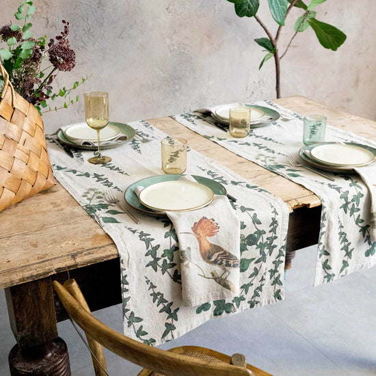 Linen Table Runner IVY