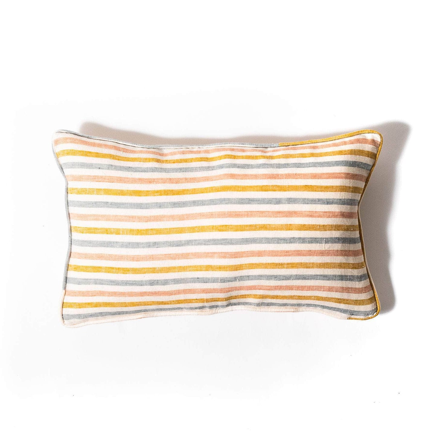 Linen Cushion In Seaside Stripes