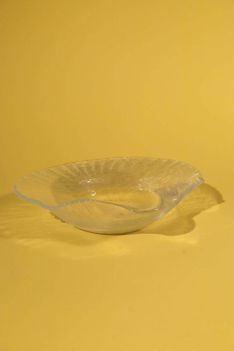 Vintage Shell Glass Bowl by IVV Italy