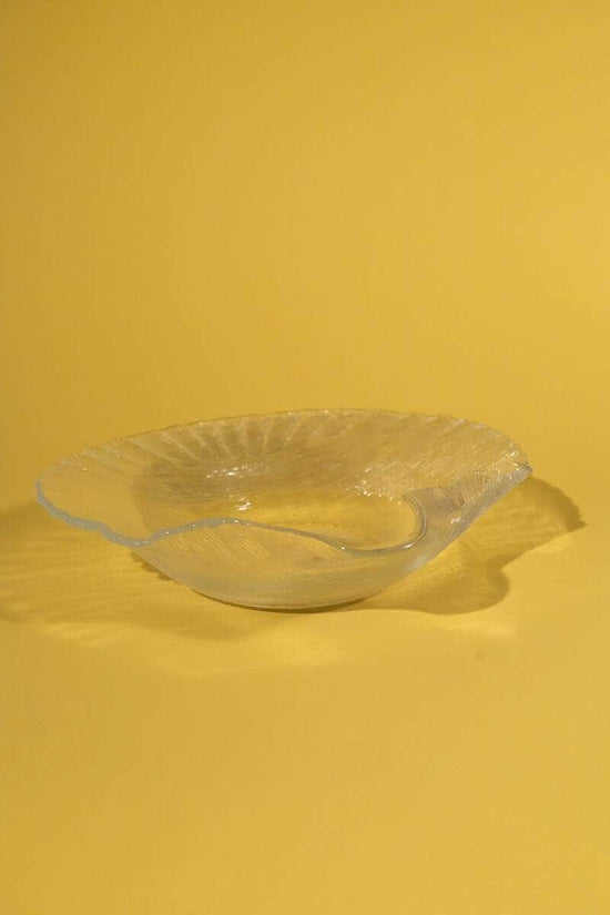 Vintage Shell Glass Bowl by IVV Italy