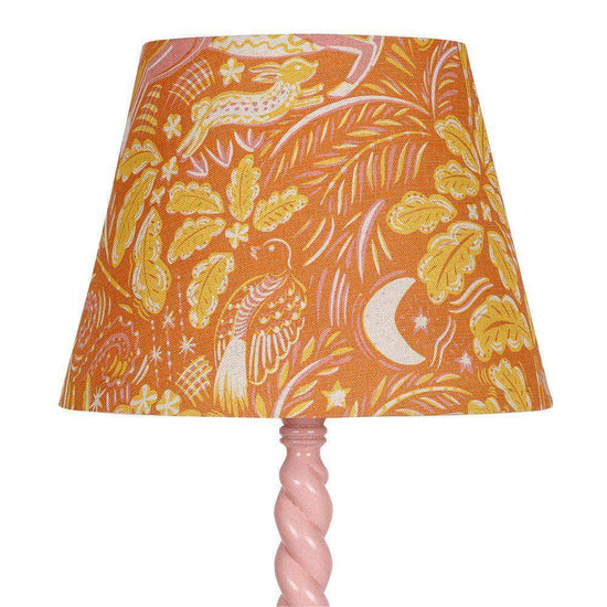 Staffordshire Empire Shade in Yellow and Pink Large