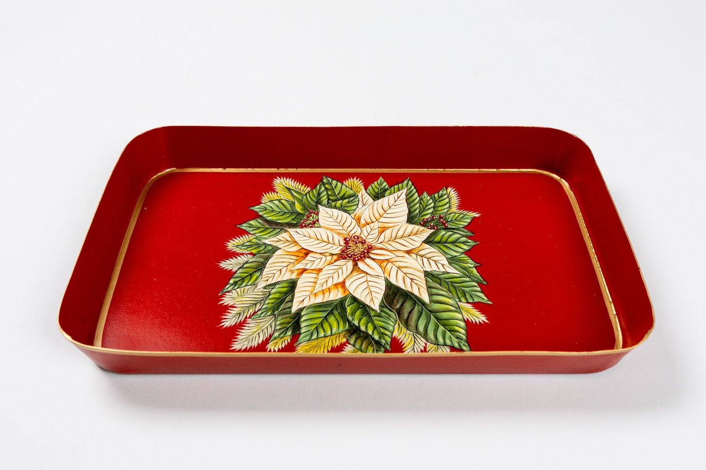 Hand-Painted Iron Trays - Christmas Edition