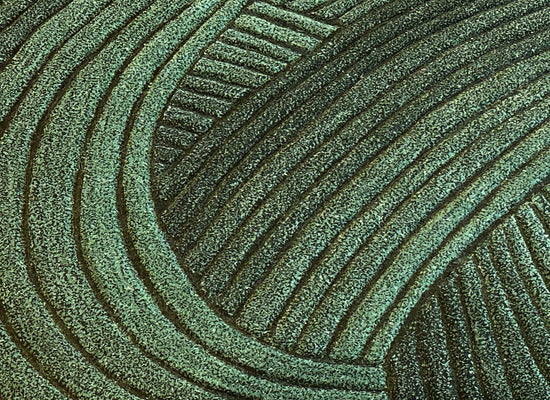 Green Knot Rug