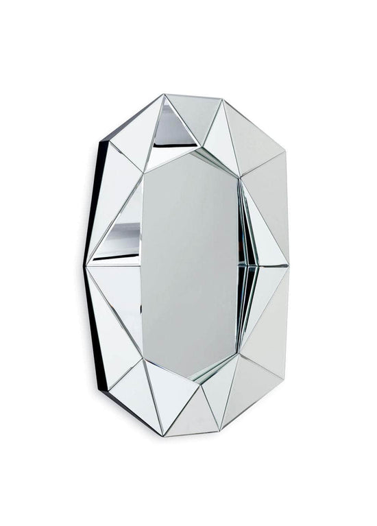 Diamond Large Mirror Silver