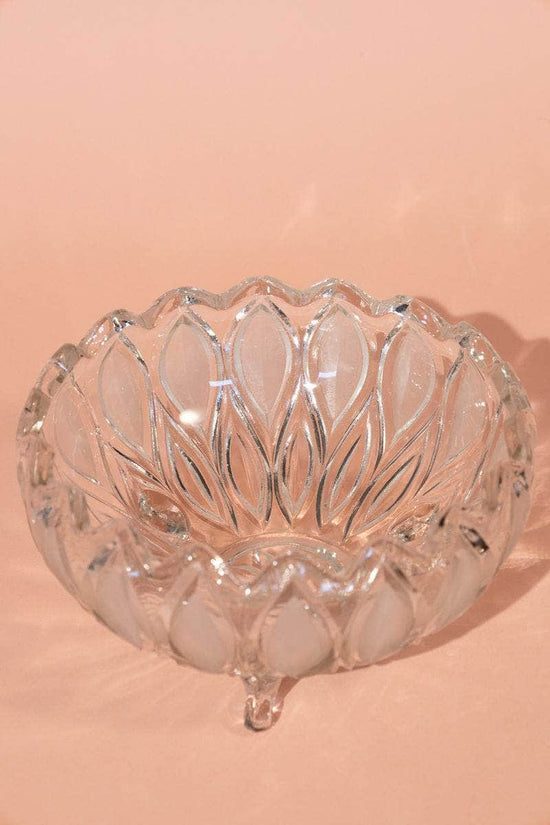 Vintage Glass Fruit Bowl