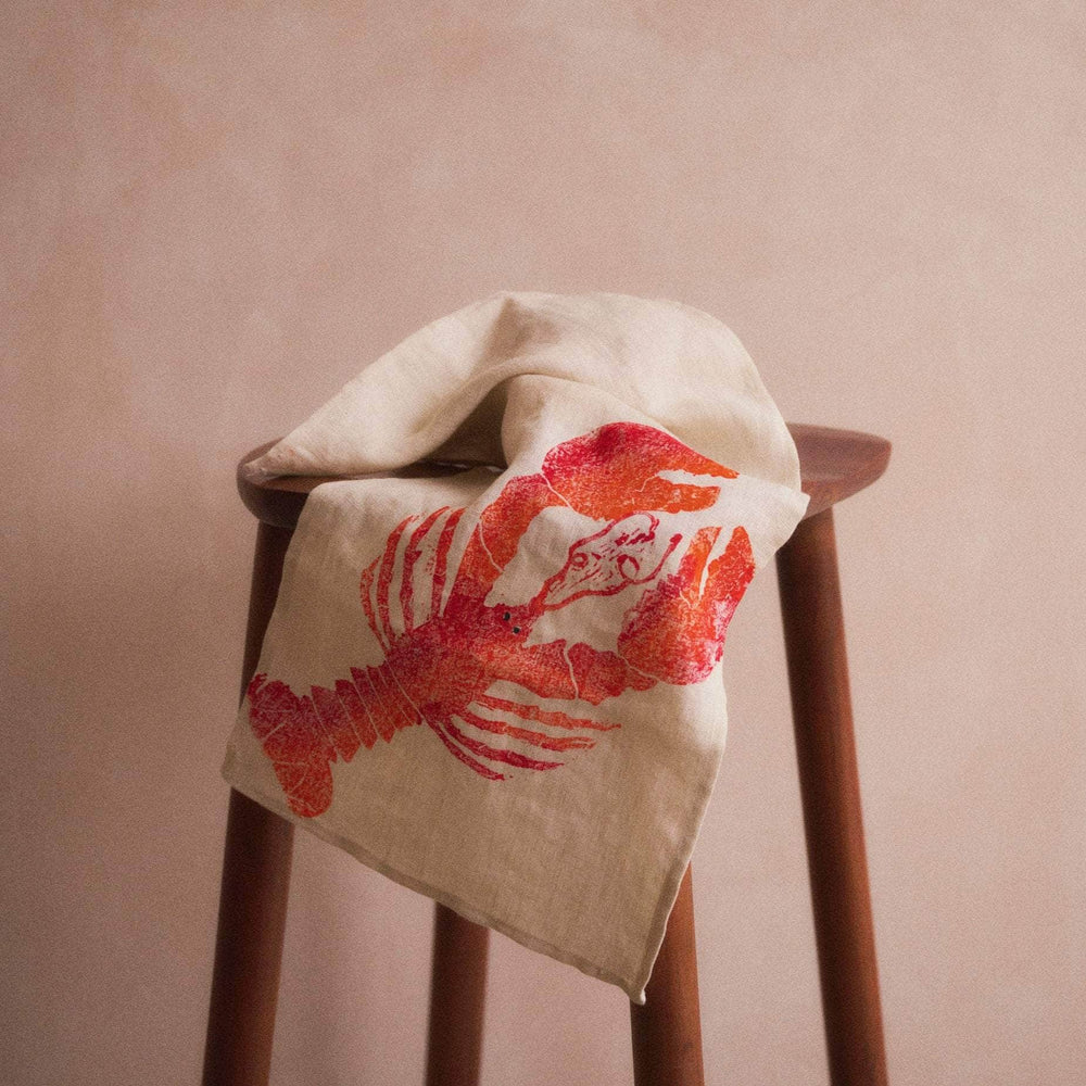 Lobster Napkins. Set of 4