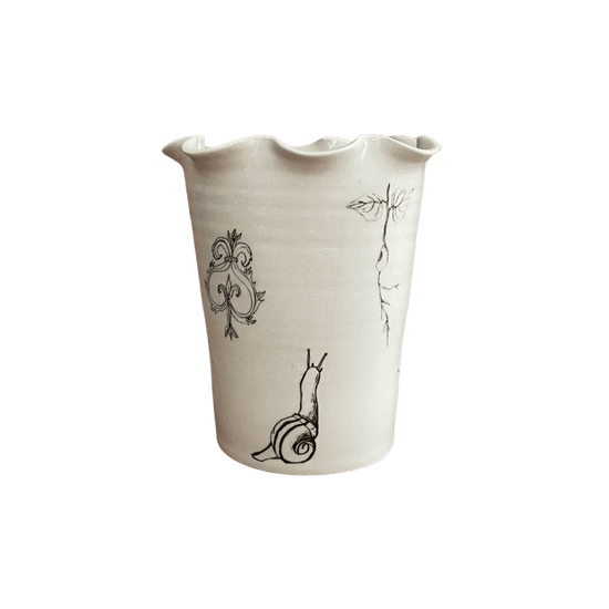 Frilly Garden Vase