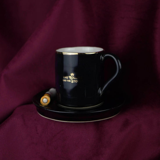 The Classic Double Cigarette Espresso Cup & Saucer