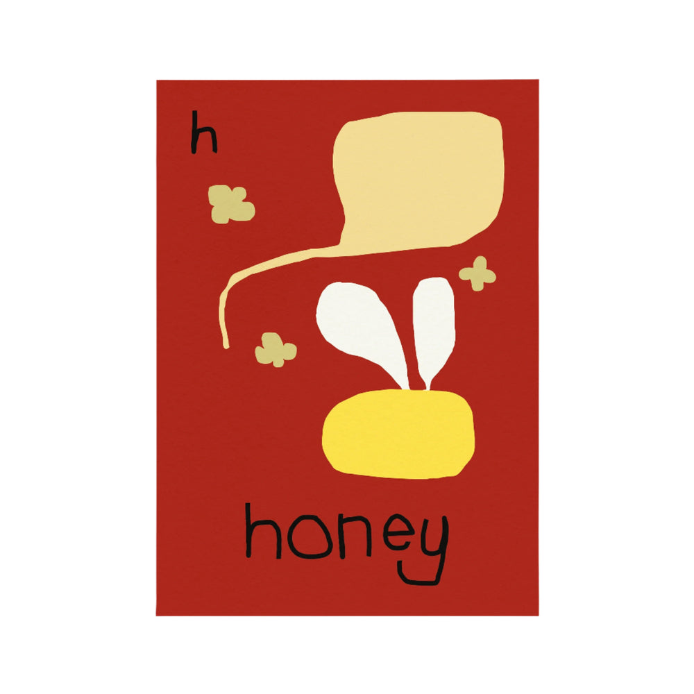 H for Honey Print