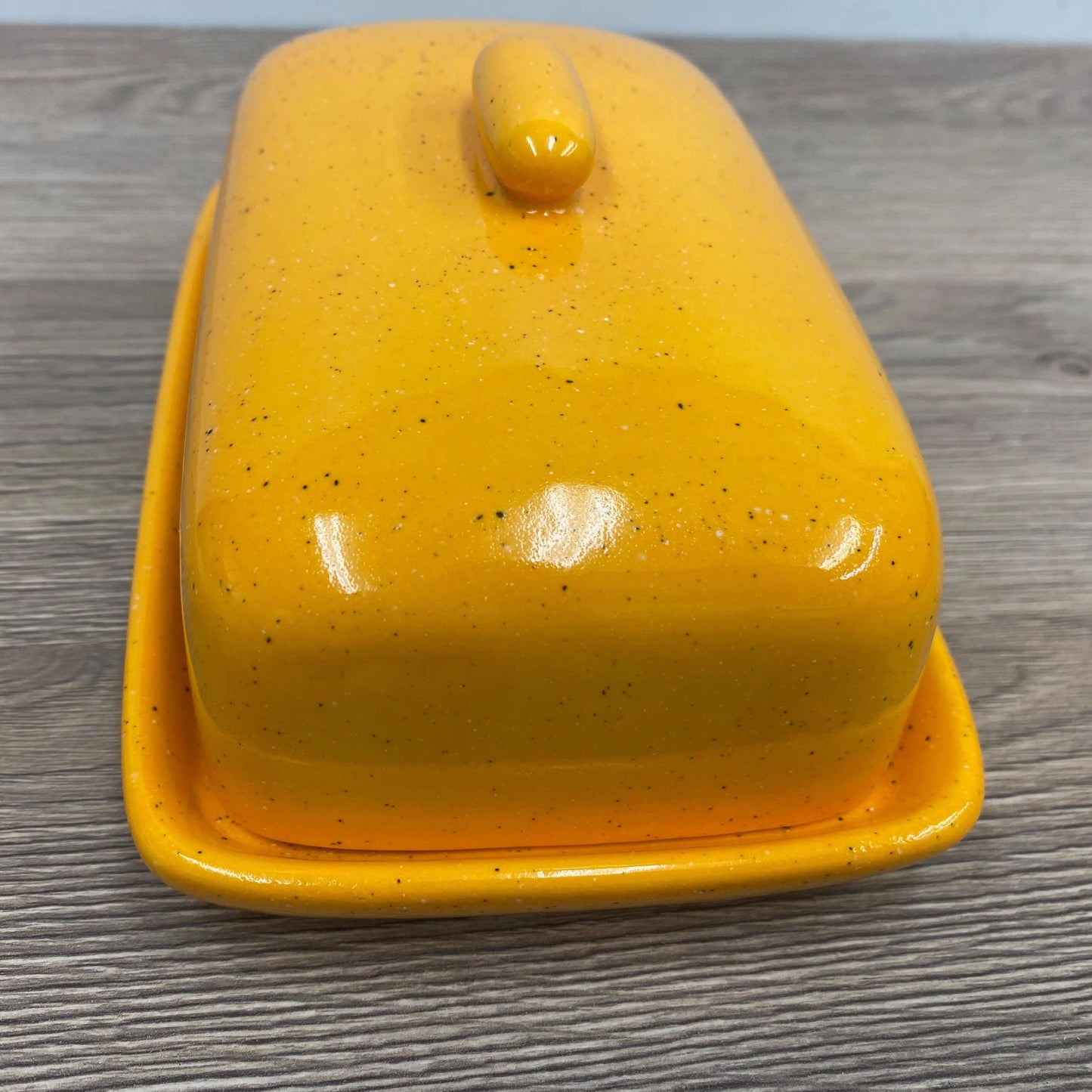 Yellow Butter Dish