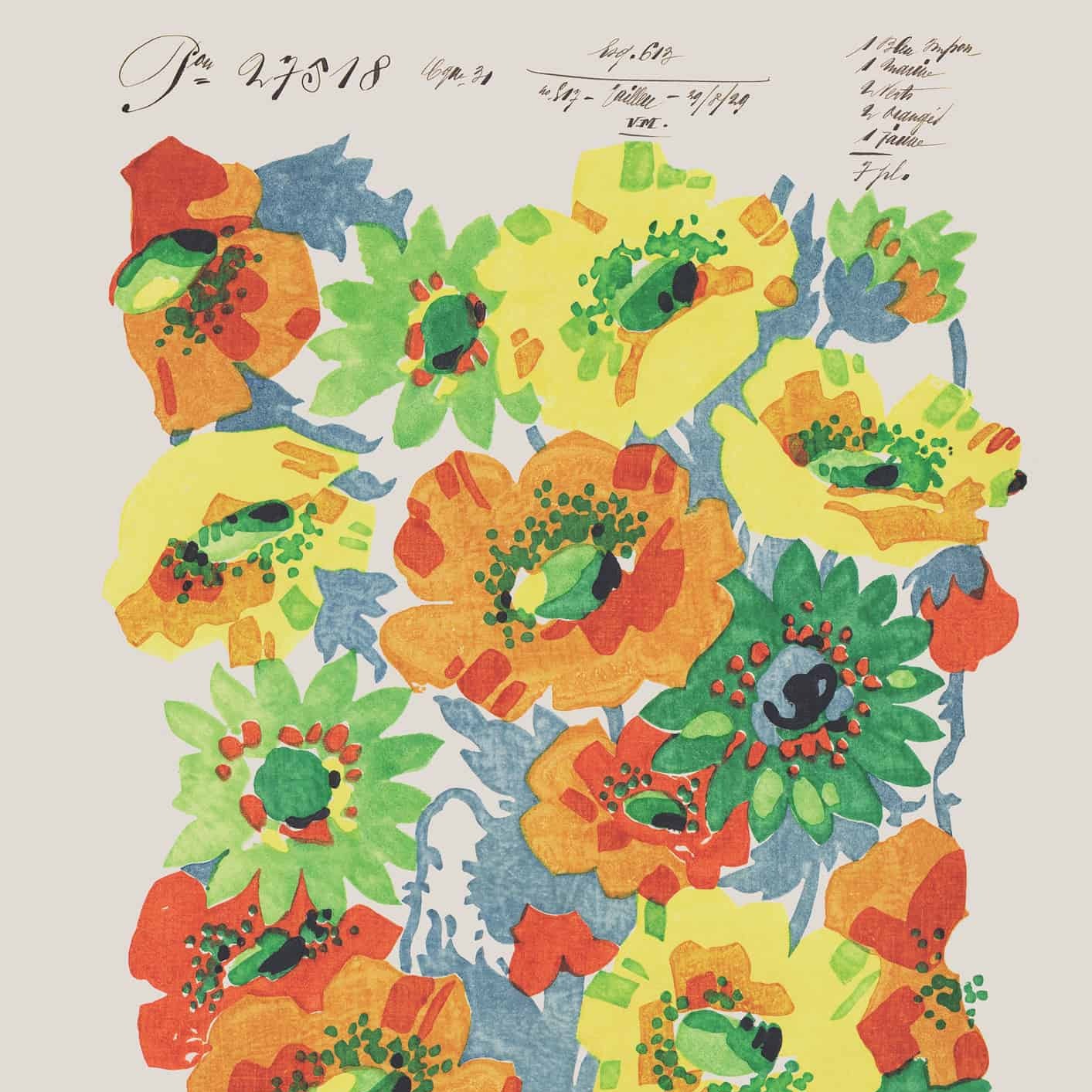 Summer Poppies - Vintage Archive Poster Prints