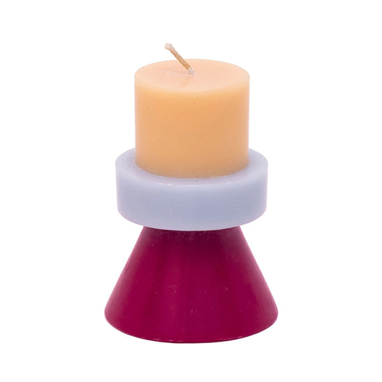 Stack Candle Mini - Peach / Lilac / Ruby