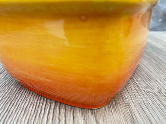 Butter Dish with Lid - Sunrise Glaze