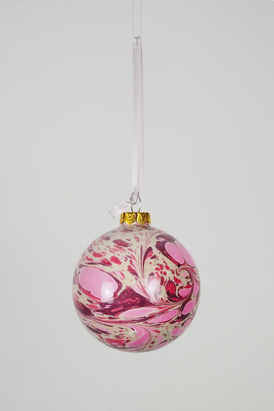 Large Berry Marbled Bauble