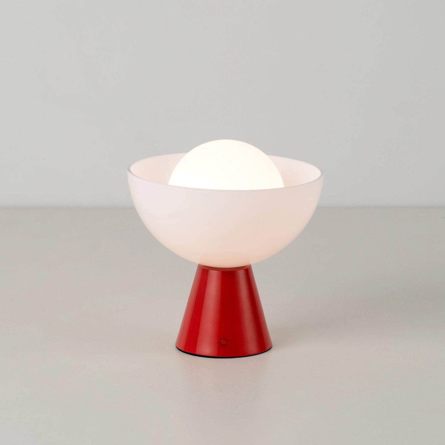 Jam Red Dome Cordless Table Lamp