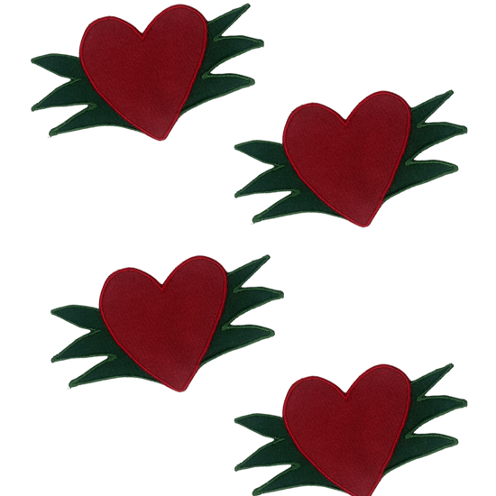 “Cuore” - Set of 4 Cocktail Napkins