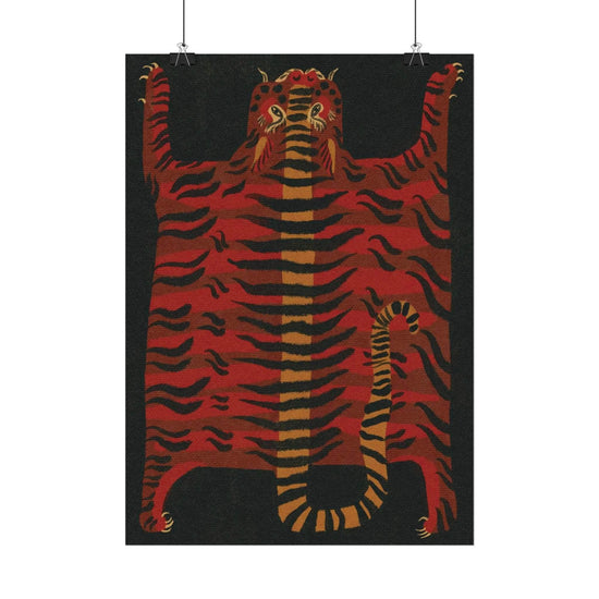 Tabby Booth Fine Art Print • Tiger Rug