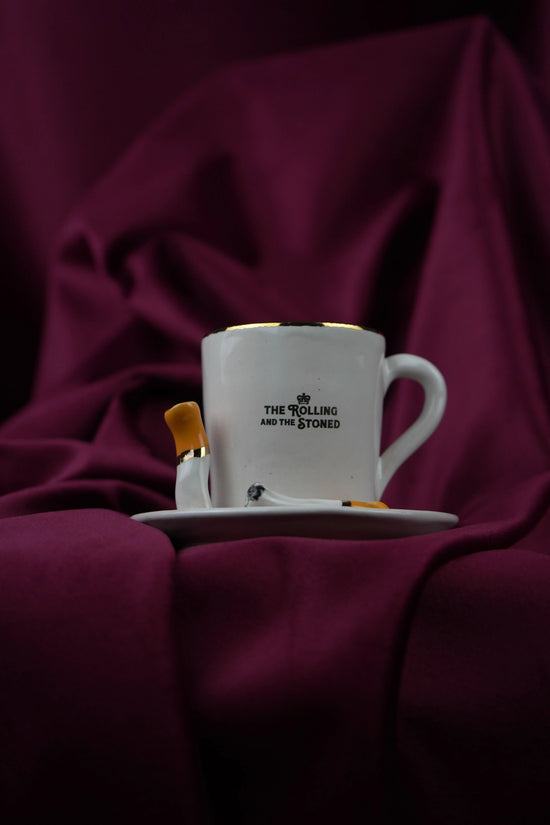 Matchstick & Cigs Espresso Cup & Saucer