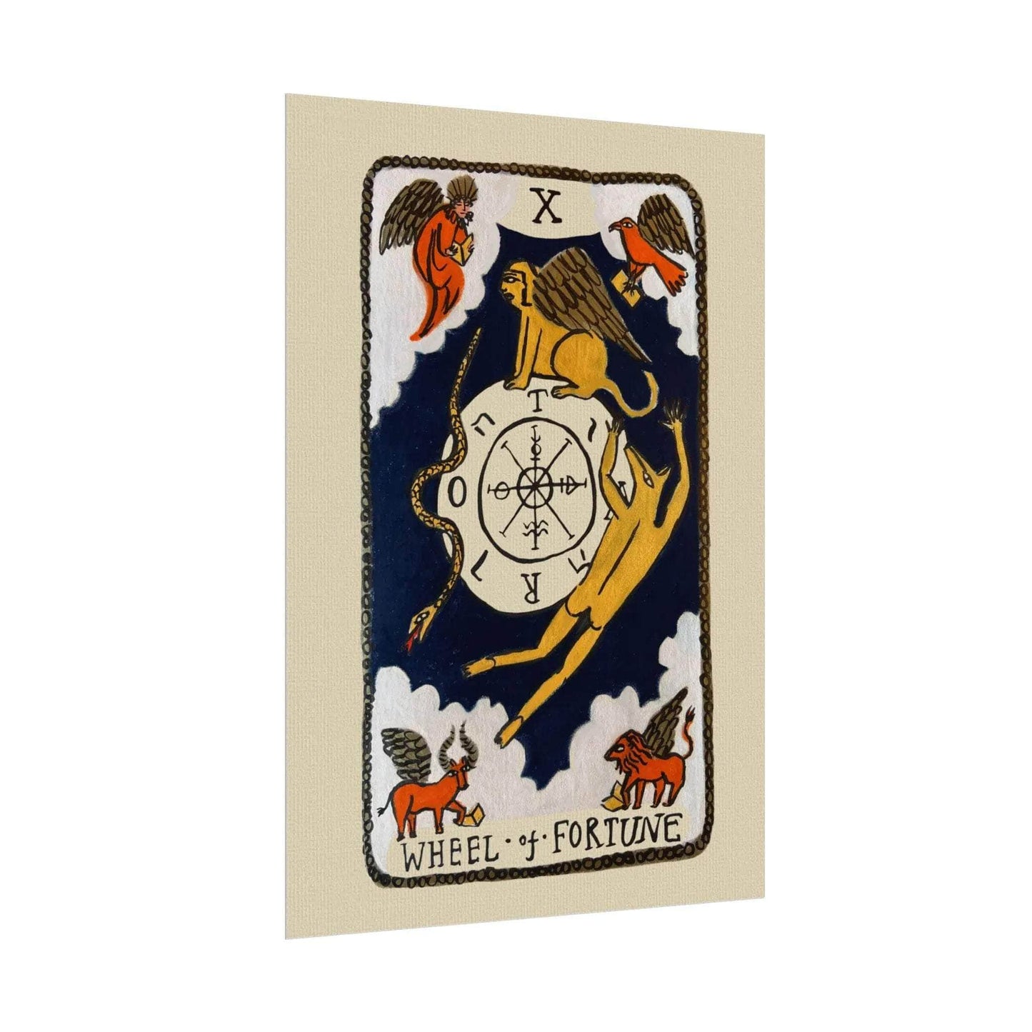 Tabby Booth Fine Art Tarot Print • Wheel of Fortune