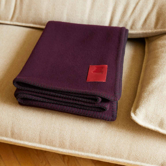 Merino Blanket Purple