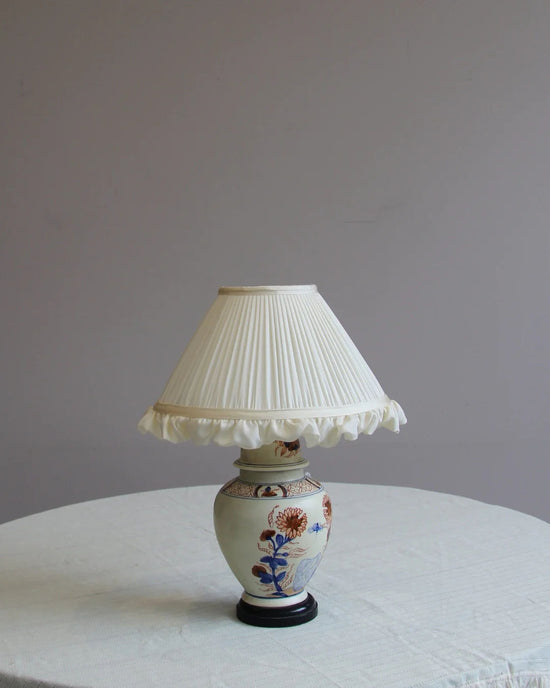 Silk Ivory Coolie Lampshade