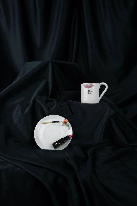 Lippy Espresso Cup & Saucer