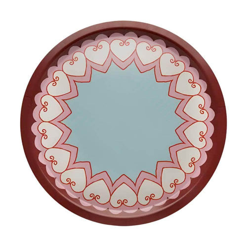 ROUND BIRCH WOOD TRAY - L'AMOUR