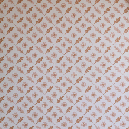 Oxalis Oak Wallpaper, Toffee