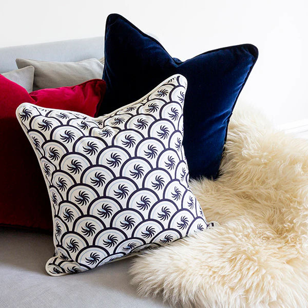 The Coco Cushion Dark Blue