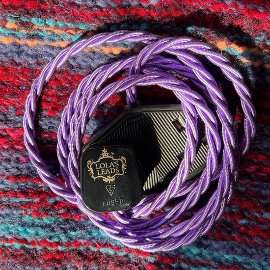 Fabric Extension Cable in Violet