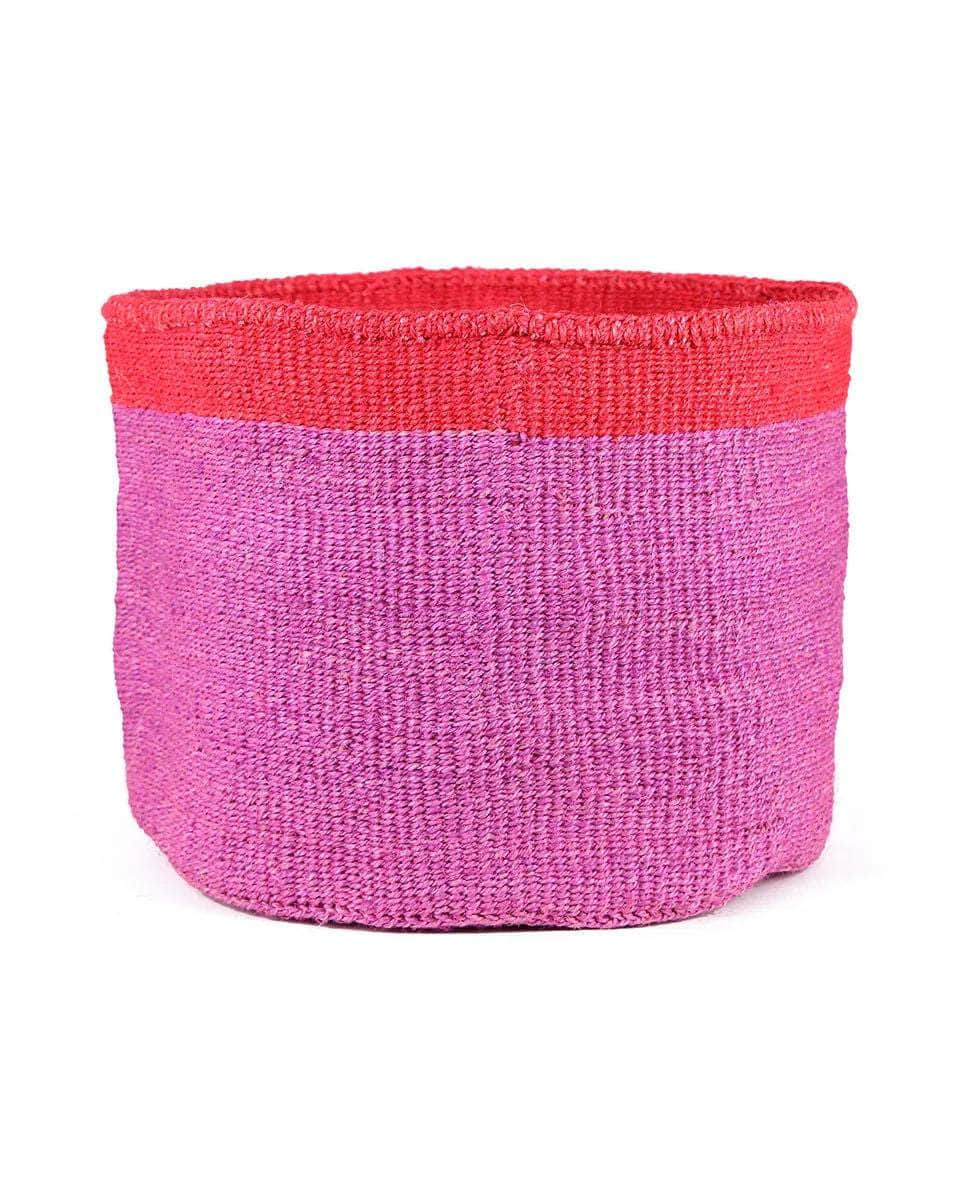 IMANI: XL Pink & Red Storage Basket