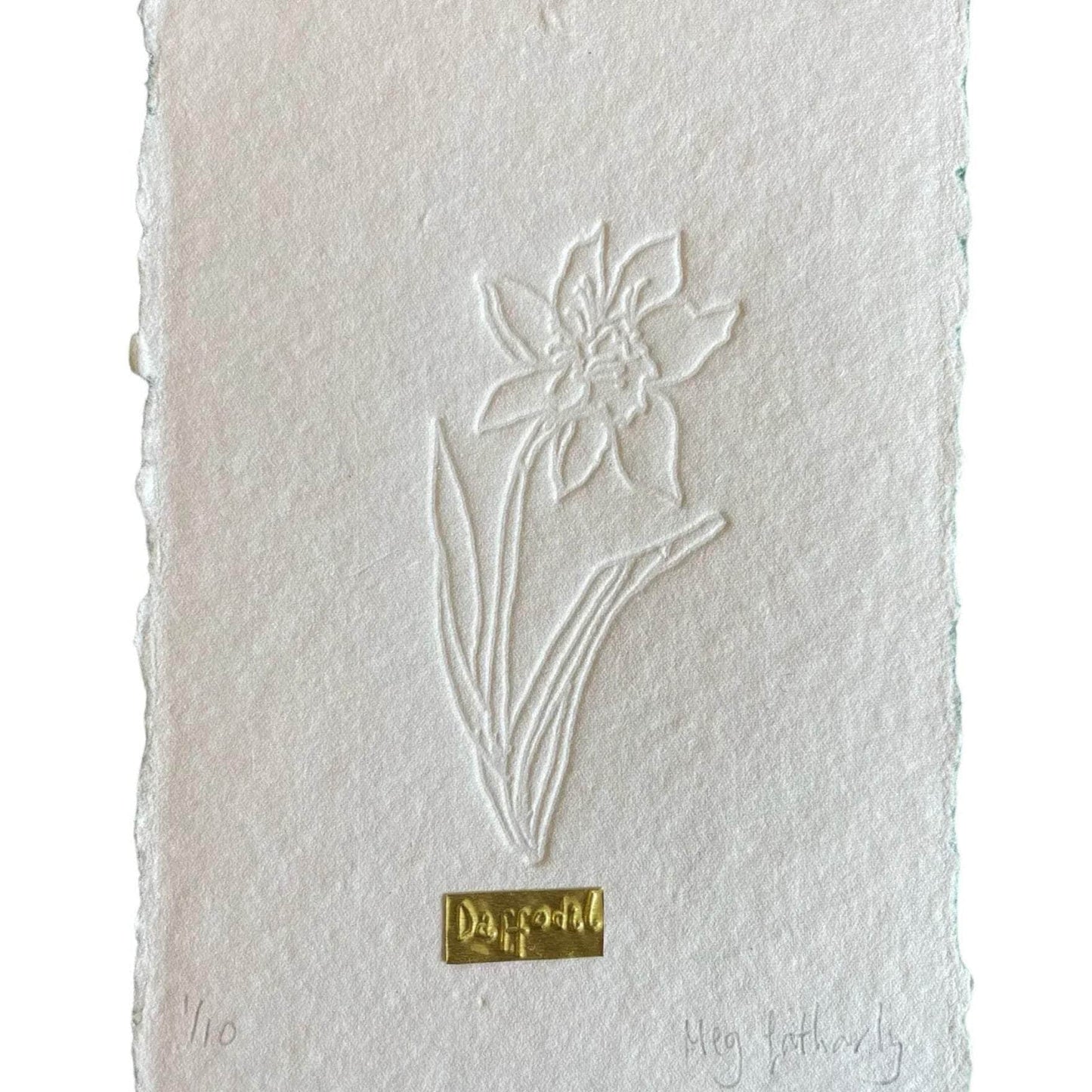 Limited Edition Daffodil Embossing