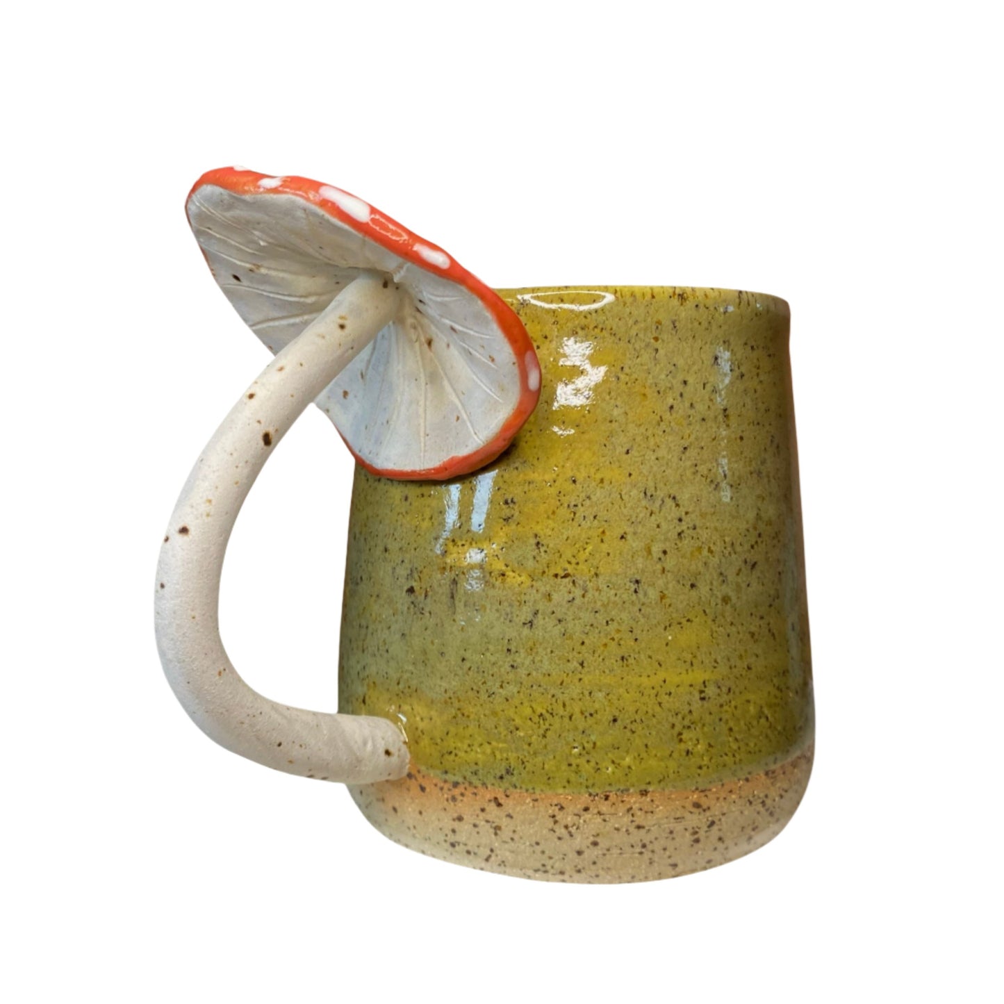 Mushroom Mug - Olive