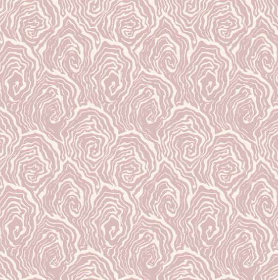 Oysters - in Venus Pink - Wallpaper