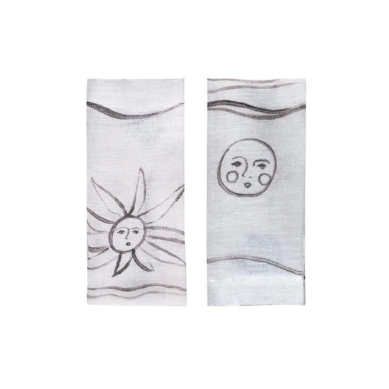 Arkitaip x Chiara Perano Set of Two Printed Linen Napkins