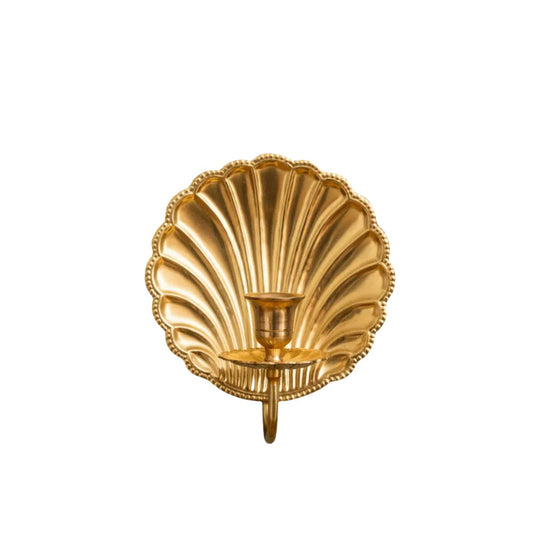 Shell Brass Wall Sconce (Single)