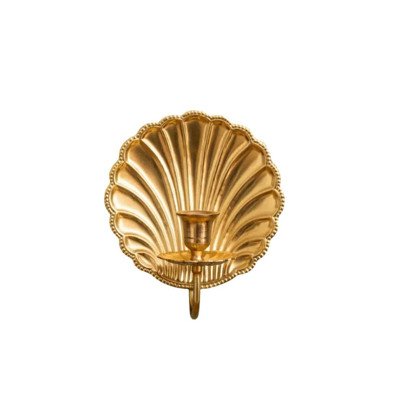 Shell Brass Wall Sconce (Single)