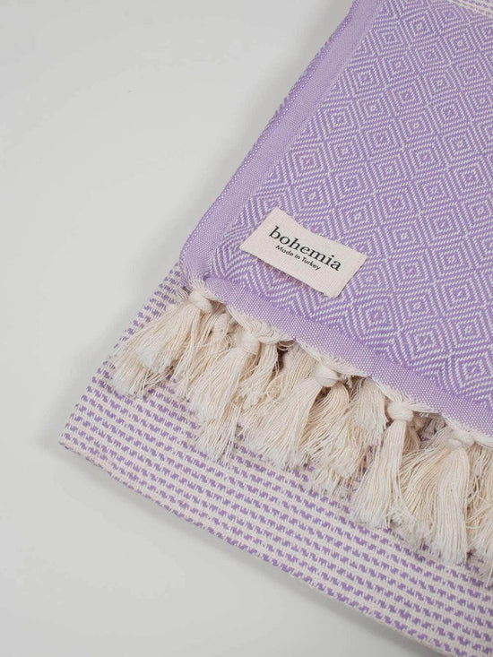 Nordic Dot Hammam Towel - Lilac