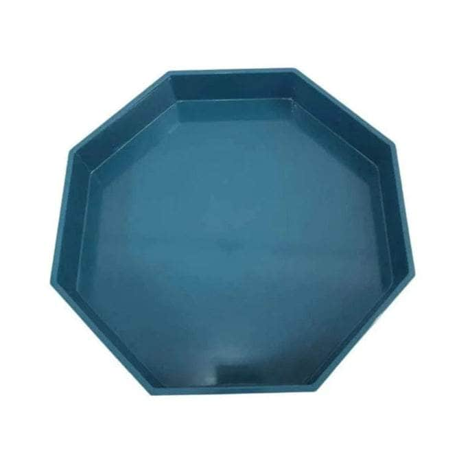 Ursula's Favourite small Octagon Tray - Lagoon