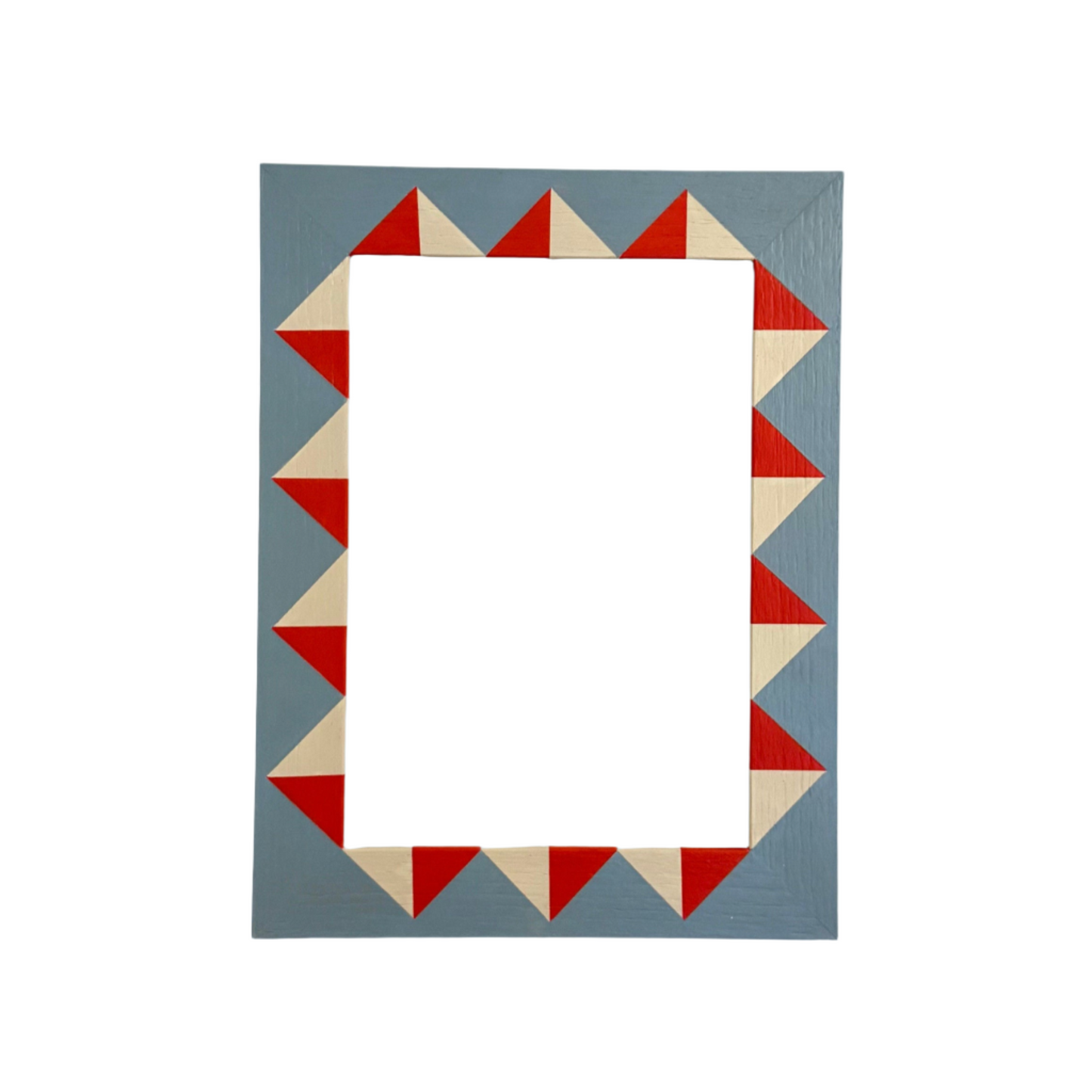 Picture Frame, Geometric Blue