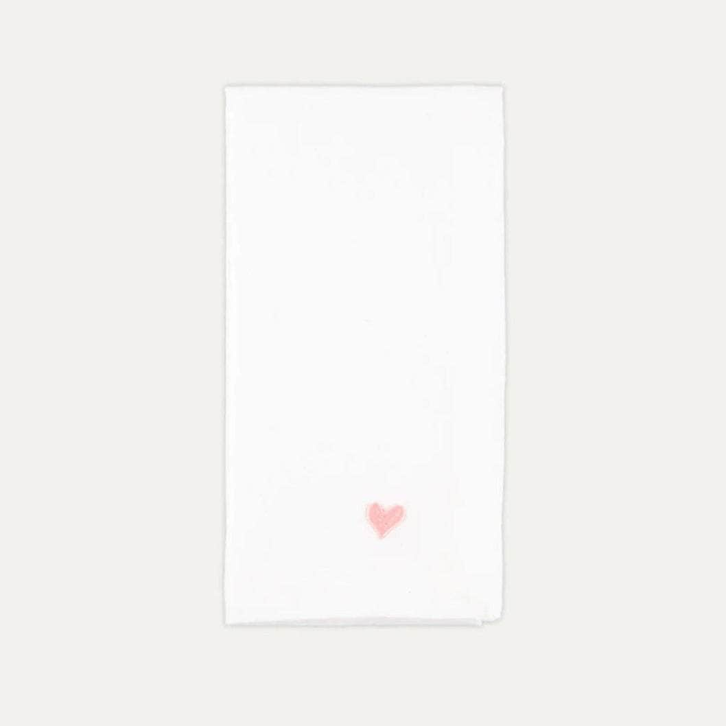 Pink Heart Napkin