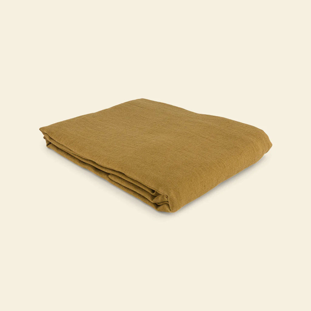 The Khaki Linen Tablecloth