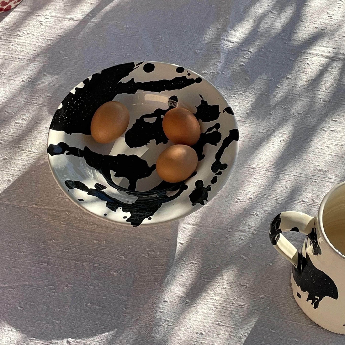 Mucca Schizzo - Terracotta Soup Plate