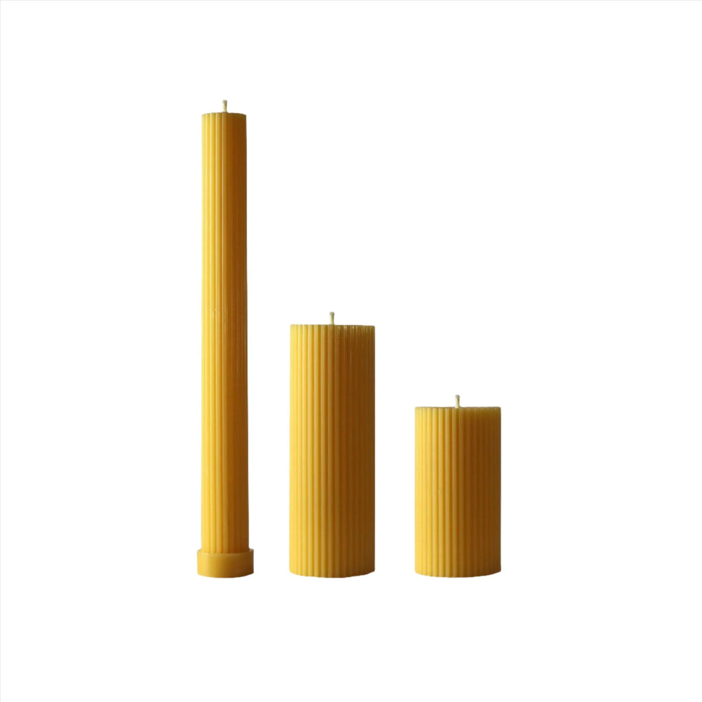 Cylinder Candles - Yellow